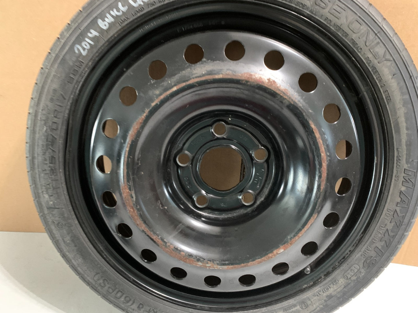 2010-2016 Buick Lacrosse Impala 17" Spare Tire Compact Donut T125/70R17 OEM