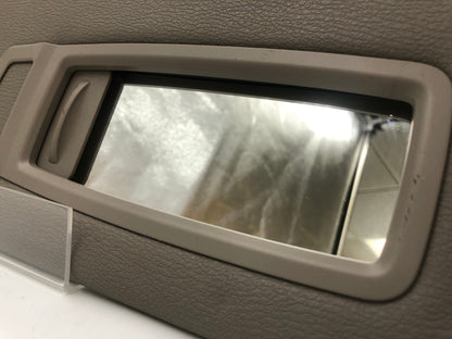 2007-2013 BMW X5 Passenger Sun Visor Sunvisor Brown Illuminated OEM C01B08017