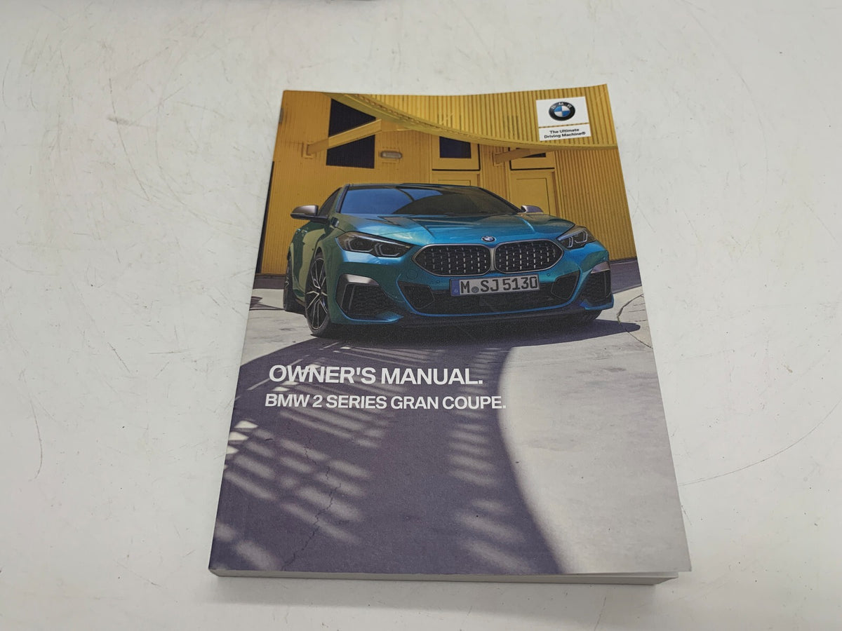 2021 BMW 2 Series Gran Coupe Owners Manual Set with Case OEM R01B10010