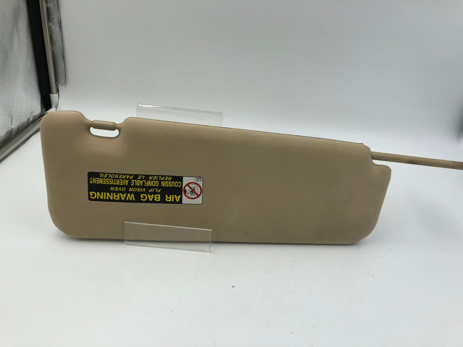 2007-2009 Lexus ES350 Driver Sun Visor Tan Illumination OEM C04B38049