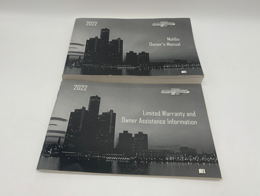 2022 Chevrolet Malibu Owners Manual Set OEM A02B32095