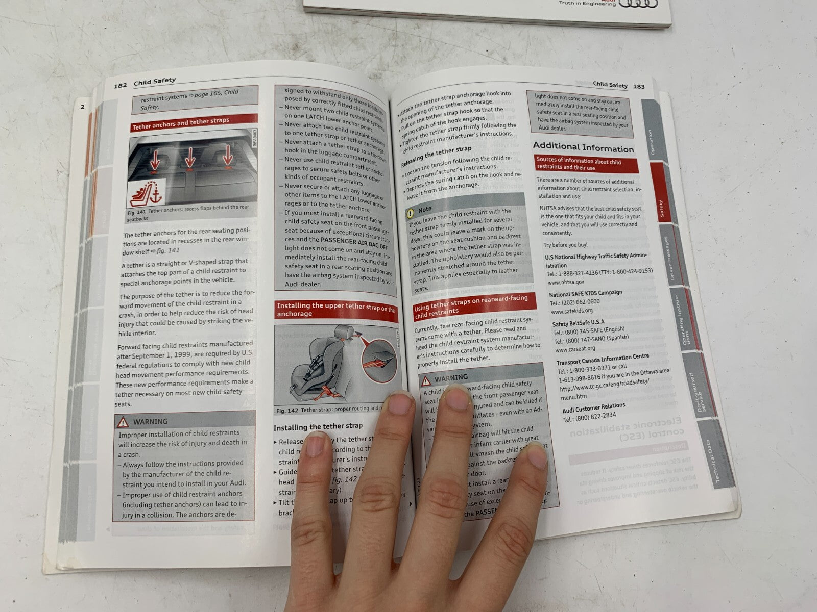 2015 Audi A3 Owners Manual Set with Case OEM B01B40041