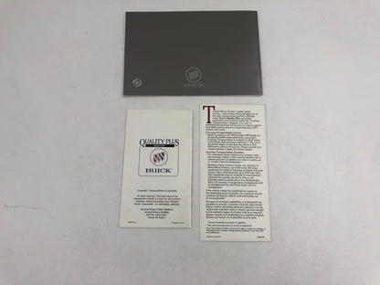 1998 Buick Regal Owners Manual with Case OEM D03B33025