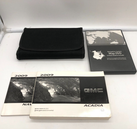 2009 GMC Acadia Owners Manual Set with Case OEM B01B03055