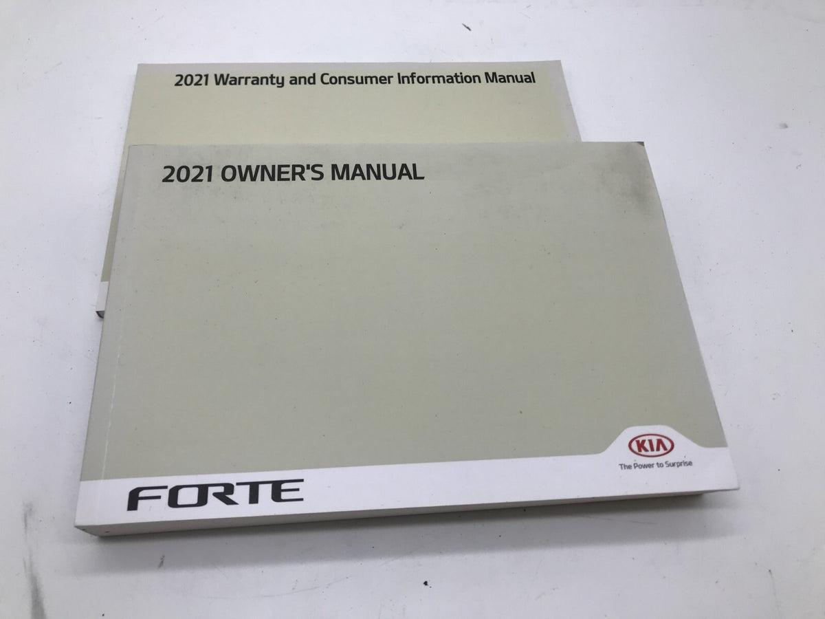2021 Kia Forte Owners Manual Set OEM R01B27018