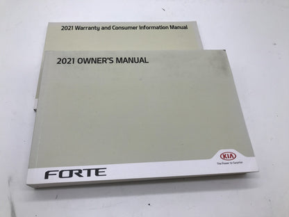 2021 Kia Forte Owners Manual Set OEM R01B27018