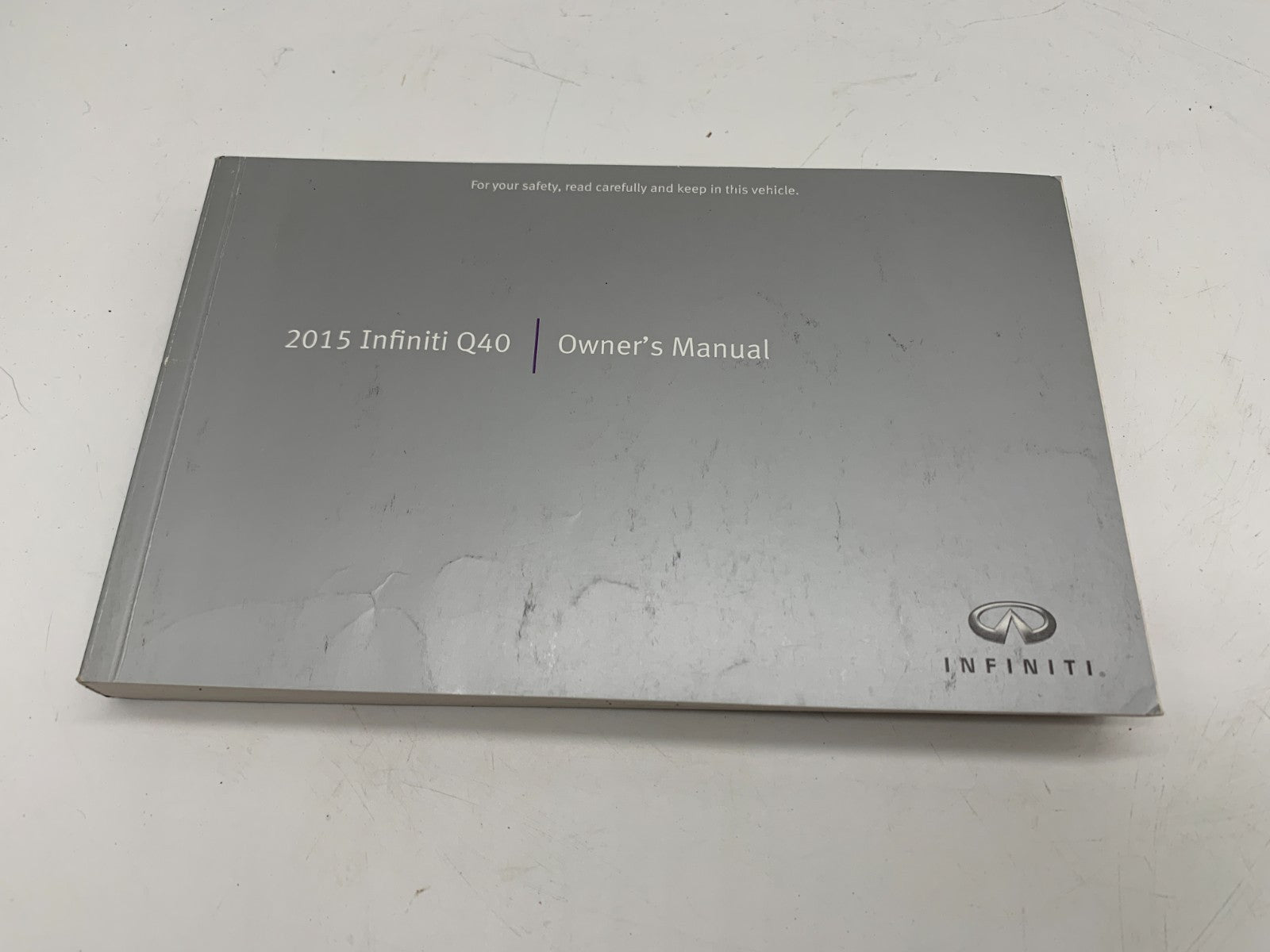 2015 Infiniti Q40 Q 40 Owners Manual Set OEM A01B01016