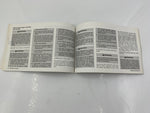 1998 Nissan Pathfinder Owners Manual Handbook OEM G03B10027