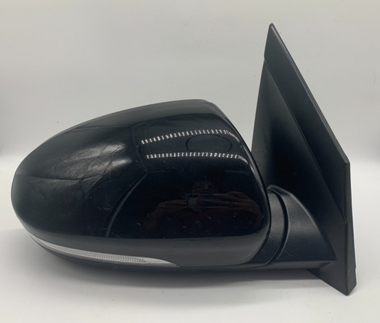 2016-2018 Hyundai Tucson Passenger Side View Power Door Mirror Black BSA OEM