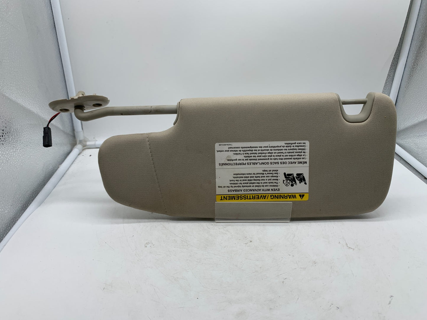2007-2009 Lincoln MKZ Passenger Sun Visor Beige Illuminated A03B40001