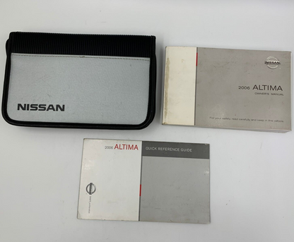 2006 Nissan Altima Owners Manual Set with Case OEM C02B40025