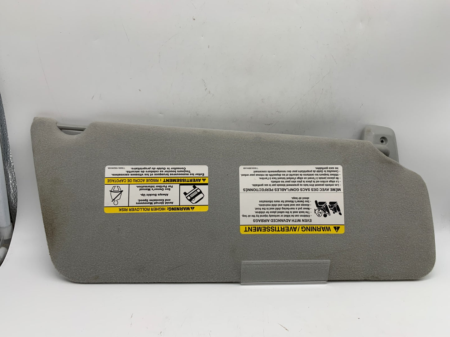 2004-2008 Ford F-150 Driver Sun Visor Gray OEM D03B33041