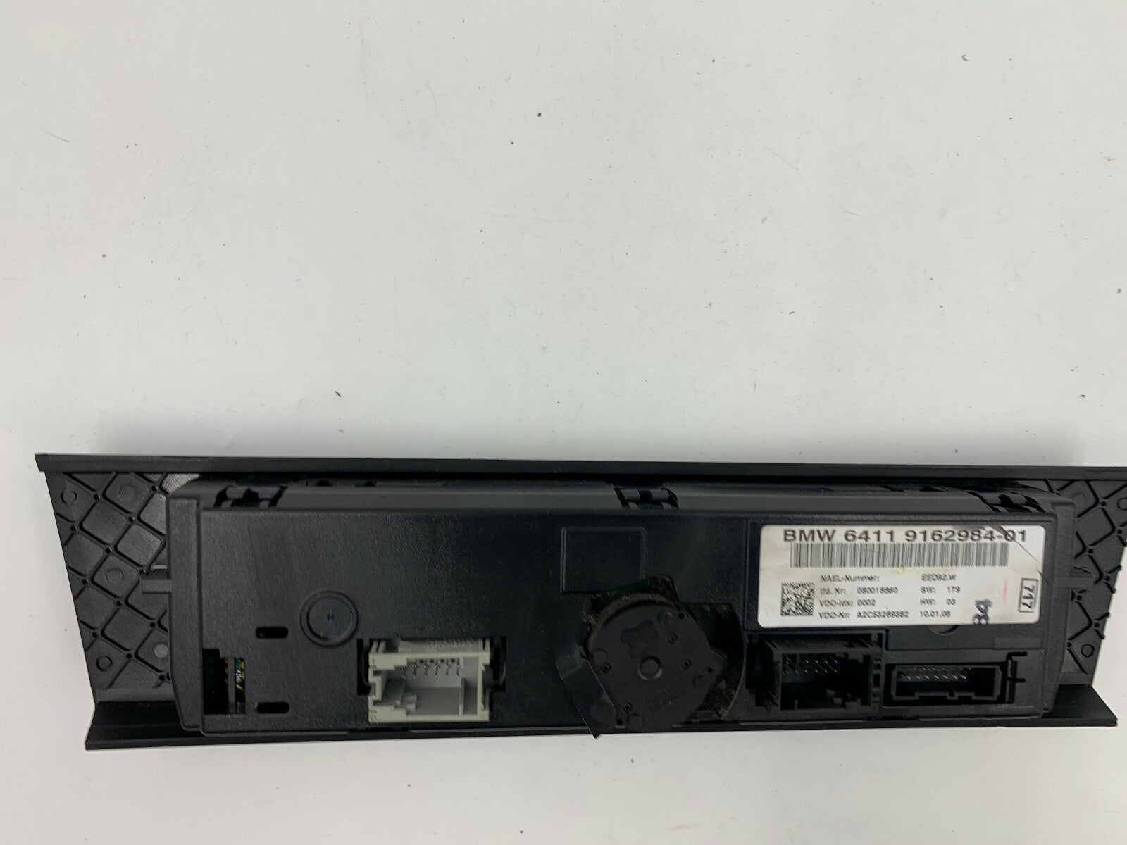 2007-2010 BMW 335i Coupe AC Heater Climate Control Unit OEM B02B20006