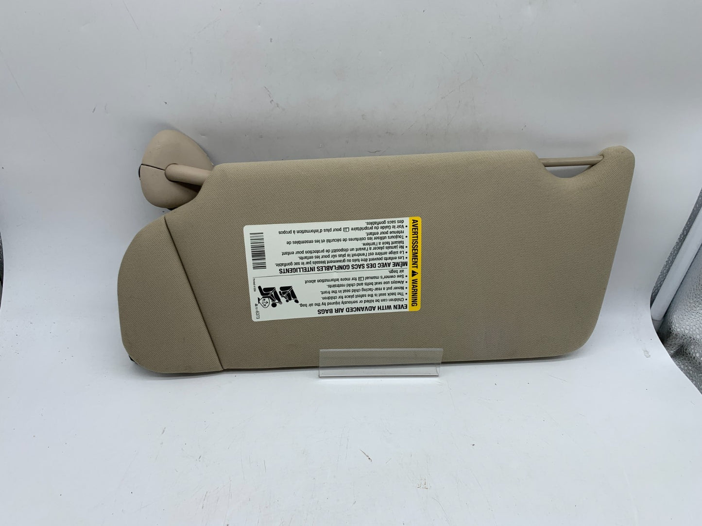 2005-2009 Buick Lacrosse Passenger Sun Visor Beige Illuminated OEM D02B43012