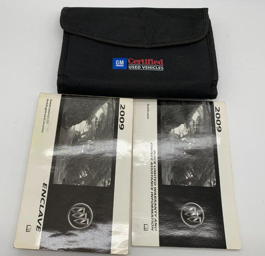 2009 Buick Enclave Owners Manual Set with Case OEM C04B63008