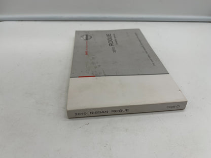 2010 Nissan Rogue Sport Owners Manual OEM