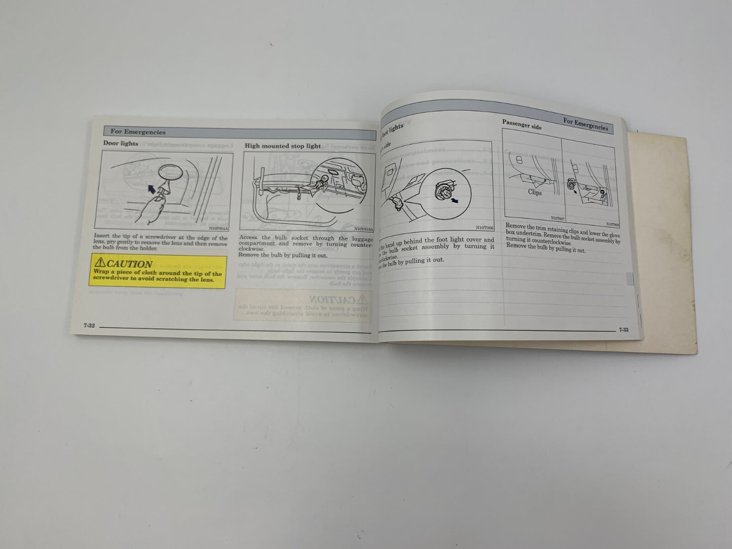 2001 Mitsubishi Diamante Owners Manual OEM B04B33044