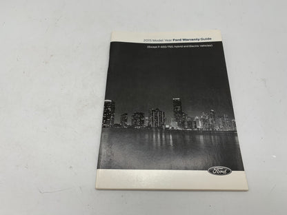2015 Ford Fusion Owners Manual Set with Case OEM D01B45019