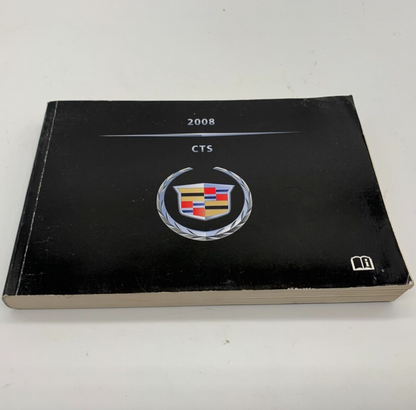 2008 Cadillac CTS Owners Manual OEM E02B13053