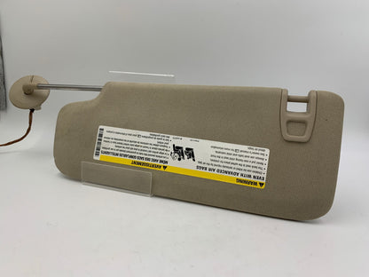 2013-2016 Chevrolet Malibu Passenger Sun Visor Beige Illuminated OEM A02B30007
