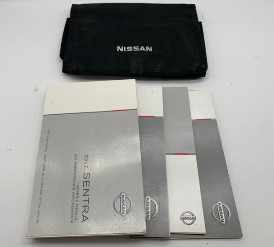 2017 Nissan Sentra Owners Manual Set with Case OEM B03B23026