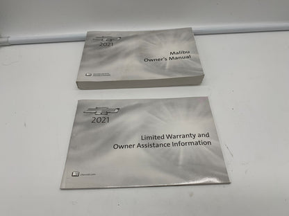 2021 Chevrolet Malibu Owners Manual Set OEM A02B54008