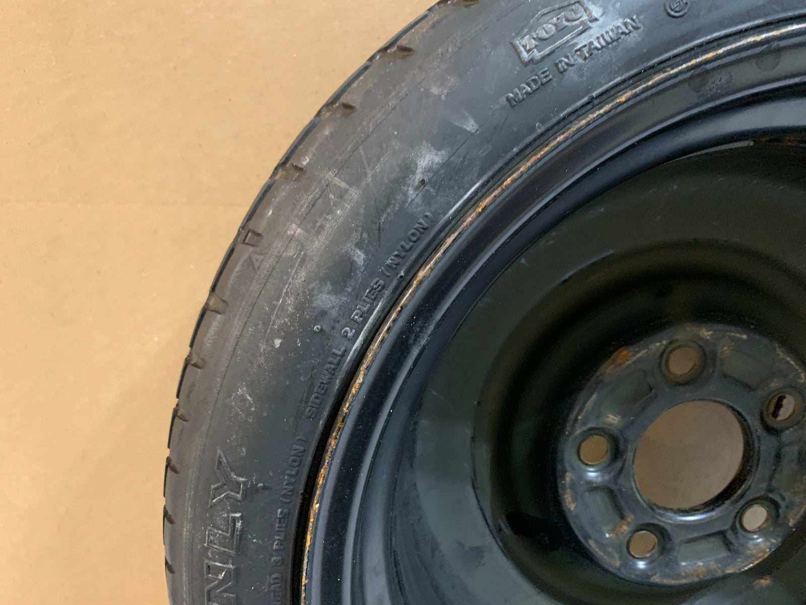 2010-2013 Mazda 3 Mazda3 15" Spare Tire Compact Donut T115/70D15 OEM