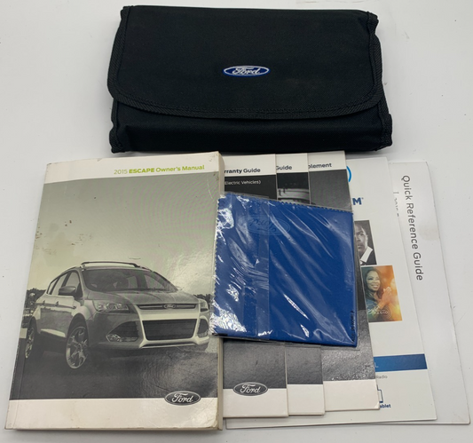 2015 Ford Escape Owners Manual Set with Case OEM C02B35002