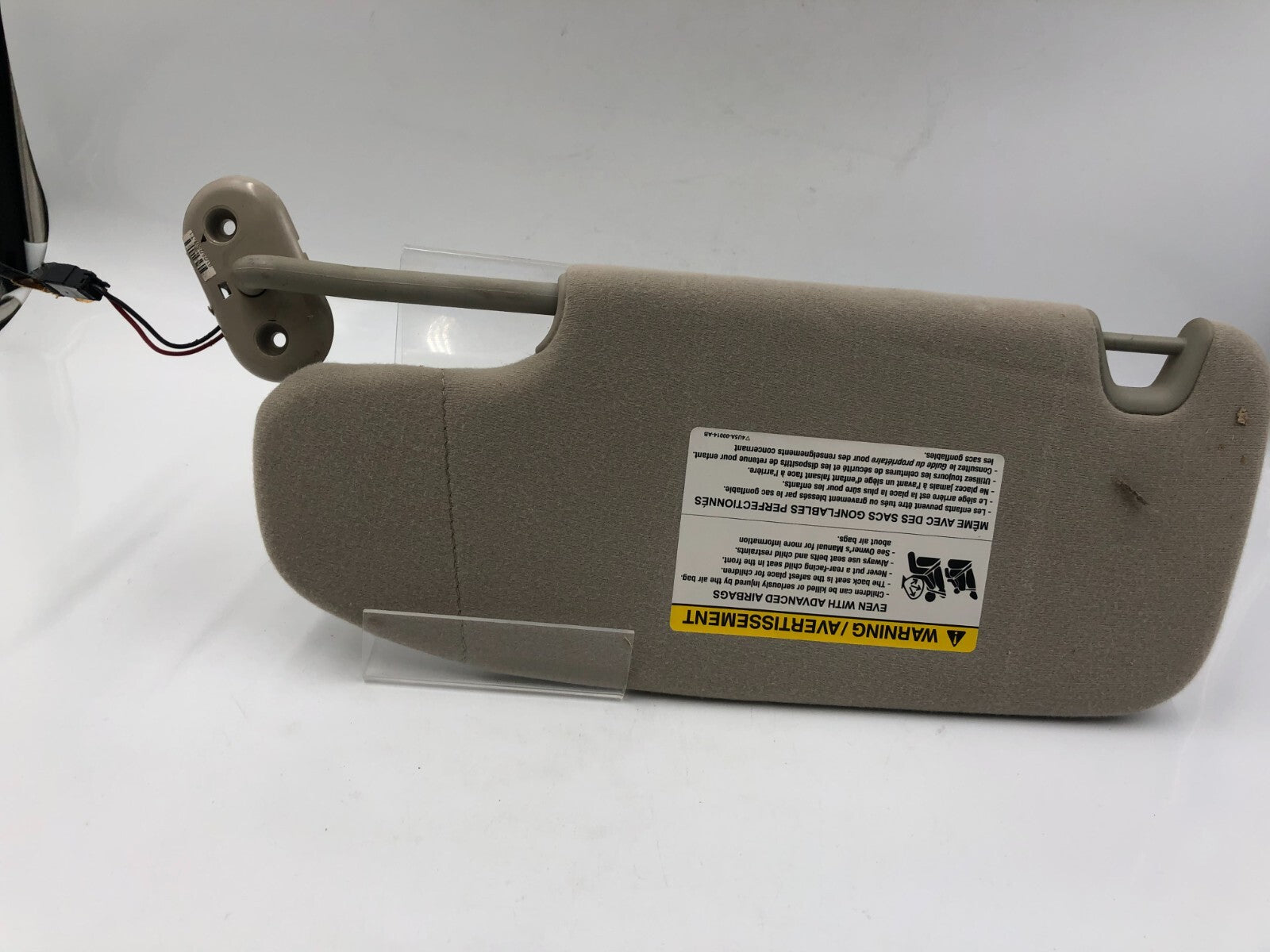 2006-2009 Mercury Milan Passenger Sun Visor Gray Illumination OEM C04B03002
