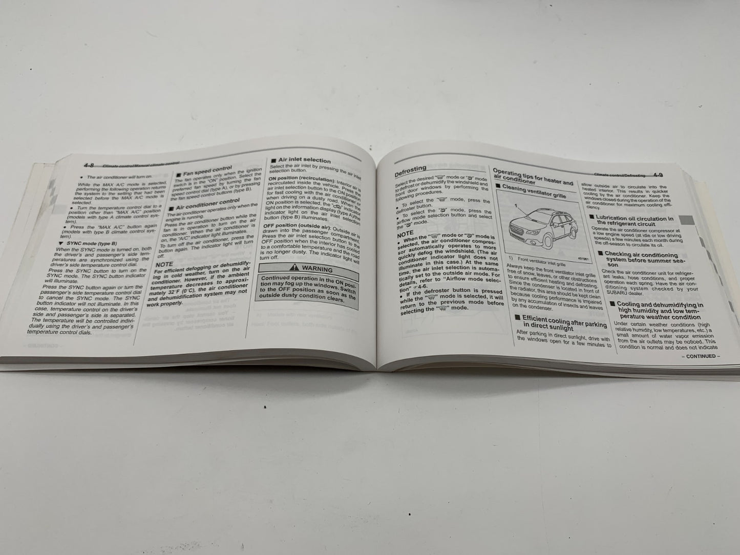 2018 Subaru Legacy Owners Manual Set with Case OEM A01B44008