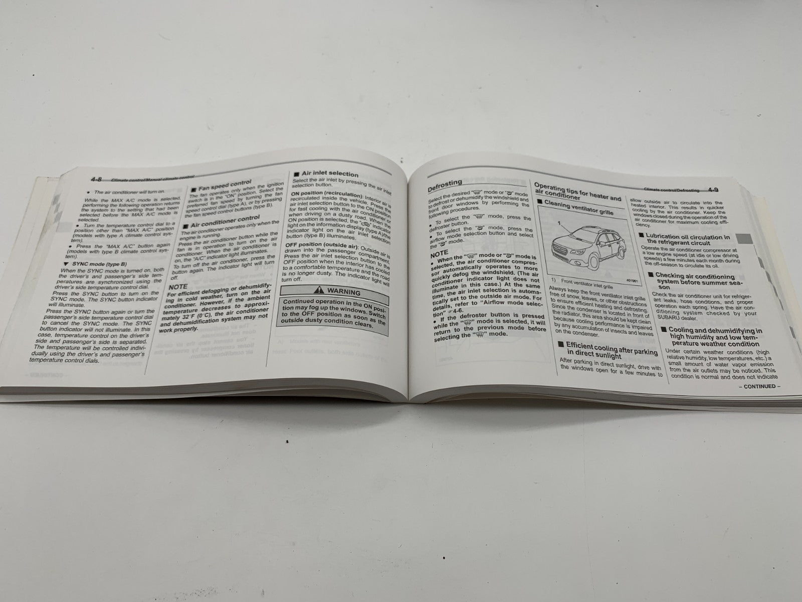 2018 Subaru Legacy Owners Manual Set with Case OEM A01B44008