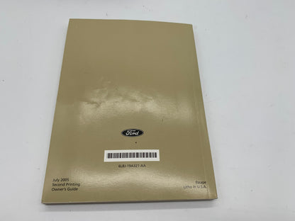 2007 Ford Escape Owners Manual with Case OEM D03B64012