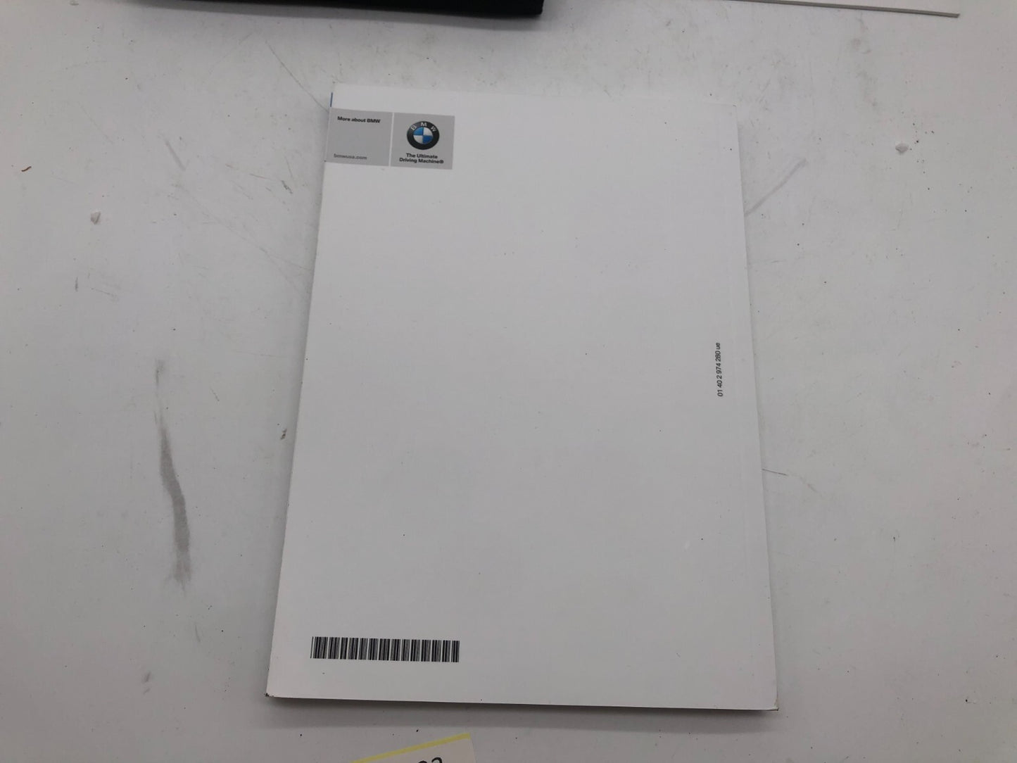 2016 BMW 4 Series Sedan Owners Manual Set with Case OEM B03B44003