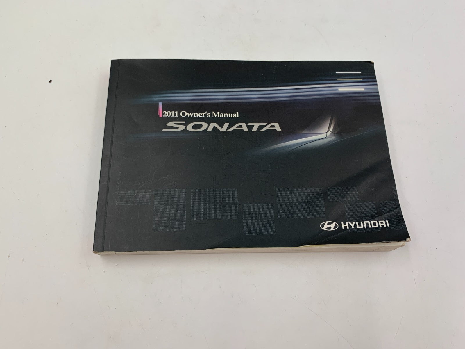 2011 Hyundai Sonata Owners Manual with Case OEM B02B50028