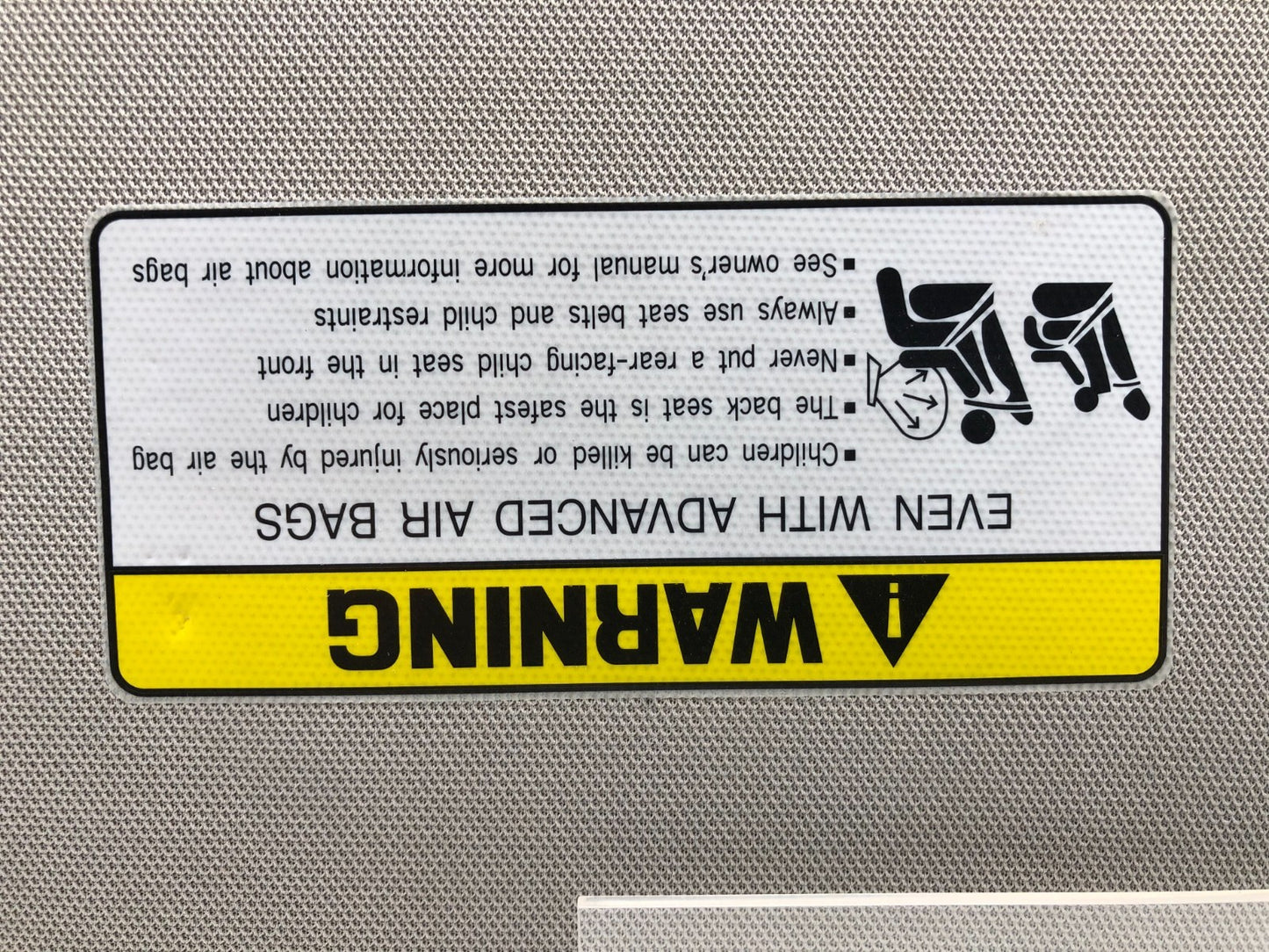 2013-2019 Hyundai Santa Fe Passenger Sun Visor Illuminated OEM A01B16008