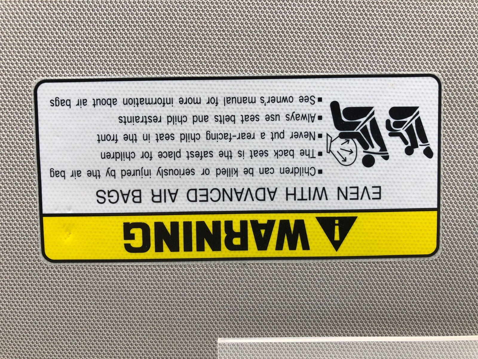 2013-2019 Hyundai Santa Fe Passenger Sun Visor Illuminated OEM A01B16008