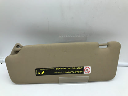 2002-2008 Audi A4 Sedan Passenger Sun Visor Beige Illuminated OEM C03B48007