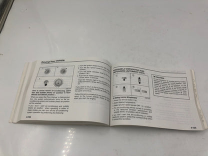 2002 Kia Sorento Owners Manual OEM E02B27018