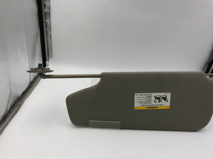 2006-2010 Jeep Commander Passenger Sun Visor Gray OEM B03B02021