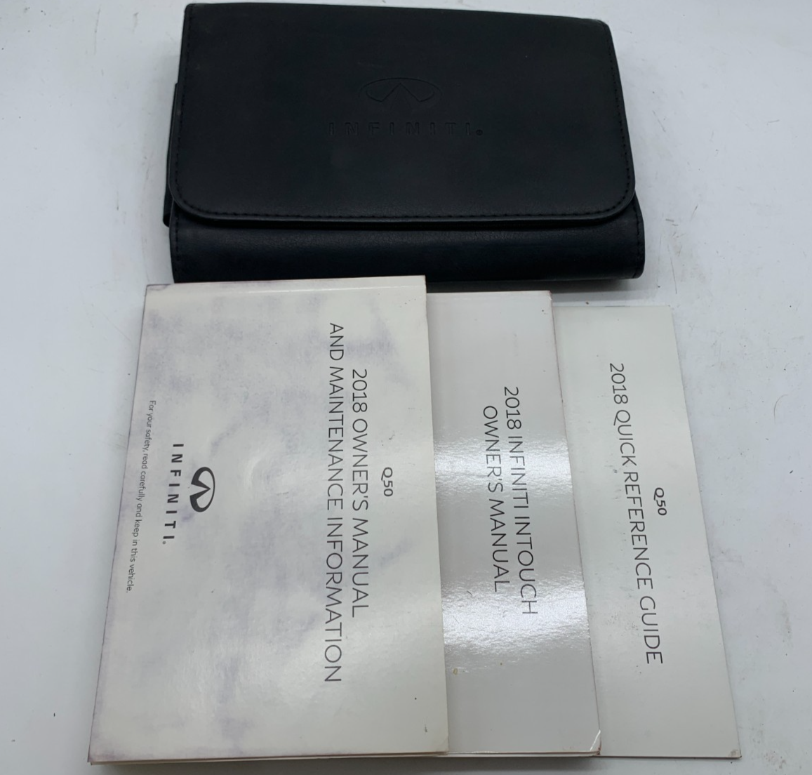 2018 Infiniti Q50 Owners Manual Set with Case OEM A02B40008