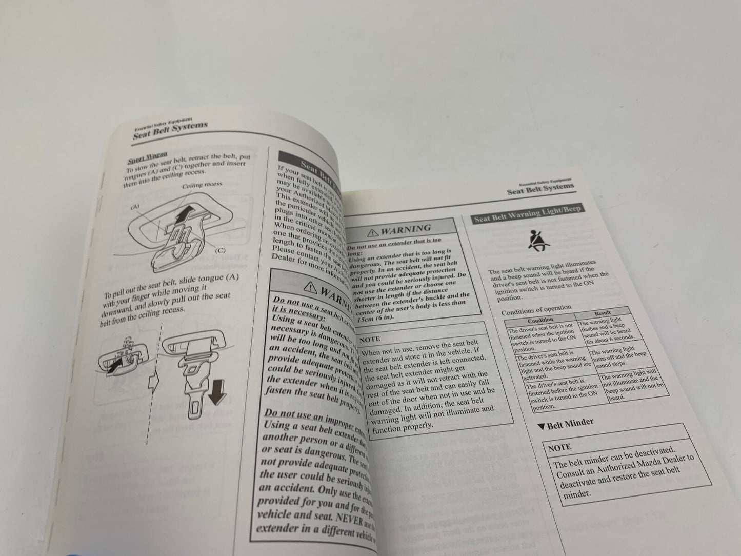 2007 Mazda 6 Owners Manual Set with Case OEM B04B40088