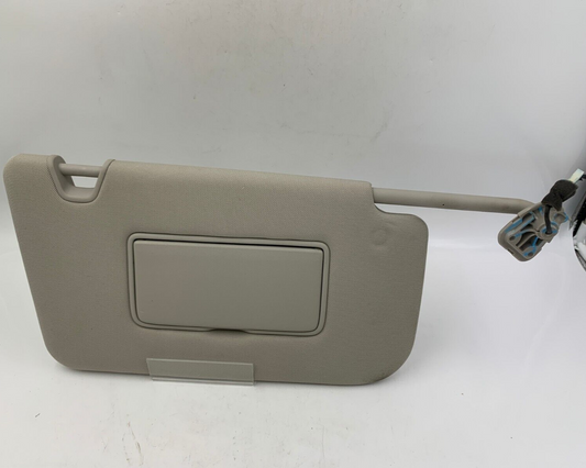 2014-2017 Nissan Rogue Passenger Sun Visor Gray Illuminated OEM A02B01024