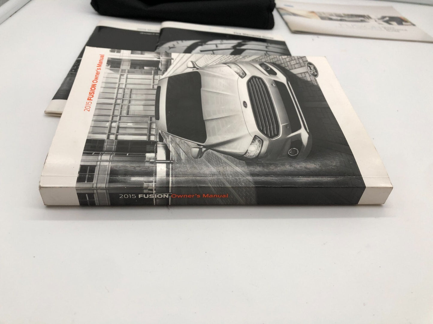 2015 Ford Fusion Owners Manual Set with Case OEM A02B50001