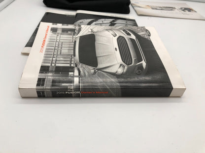 2015 Ford Fusion Owners Manual Set with Case OEM A02B50001