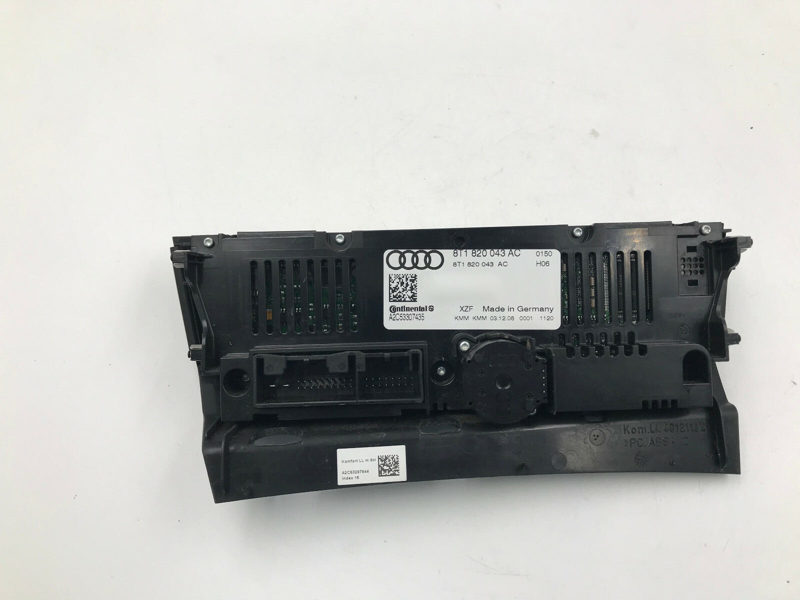 2008-2009 Audi A5 AC Heater Climate Control Unit OEM E01B40013
