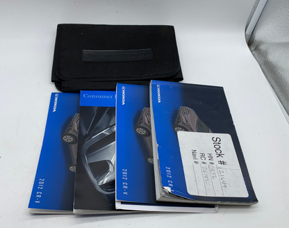 2012 Honda CRV CR-V Owners Manual Set with Case OEM R01B24015
