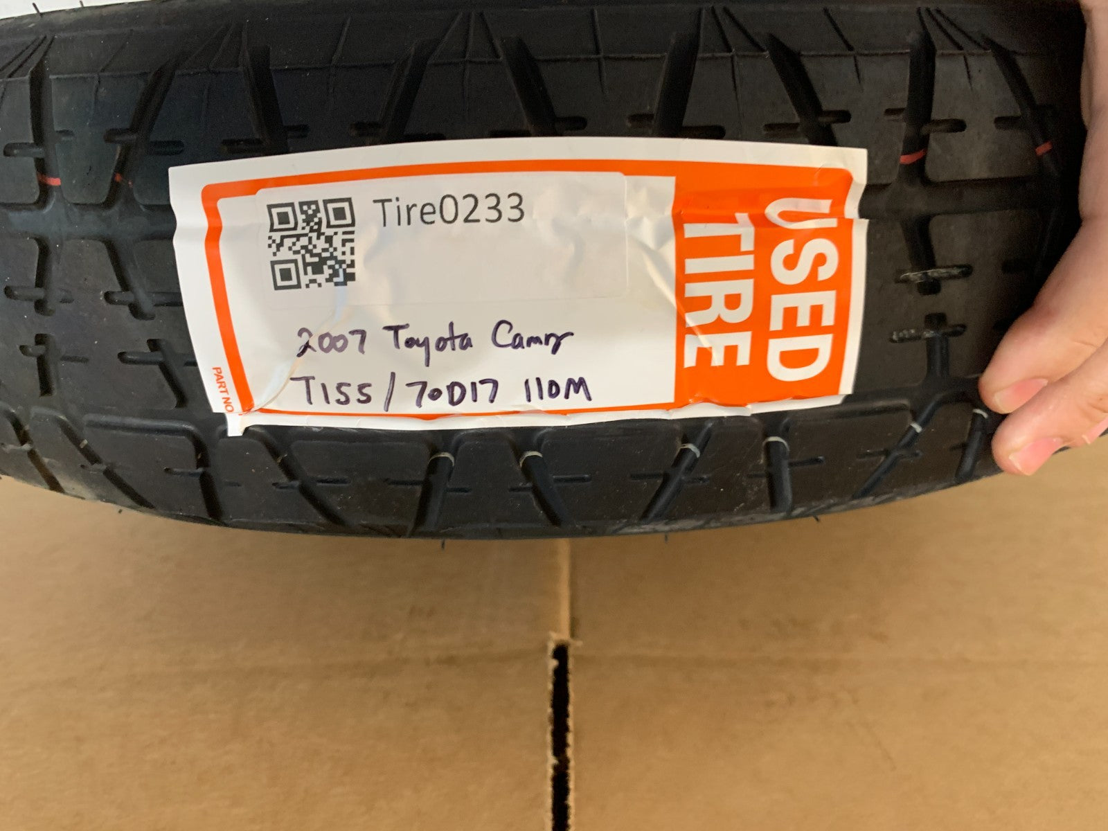 2007-2017 Toyota Camry 17" Spare Tire Wheel Compact Donut T155/70D17 OEM