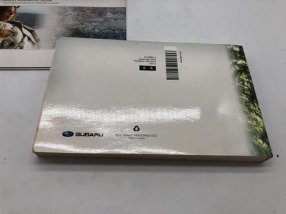 2011 Subaru Impreza Owners Manual Set with Case OEM A01B43084