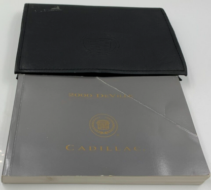2000 Cadillac Deville Owners Manual with Case OEM E01B44083