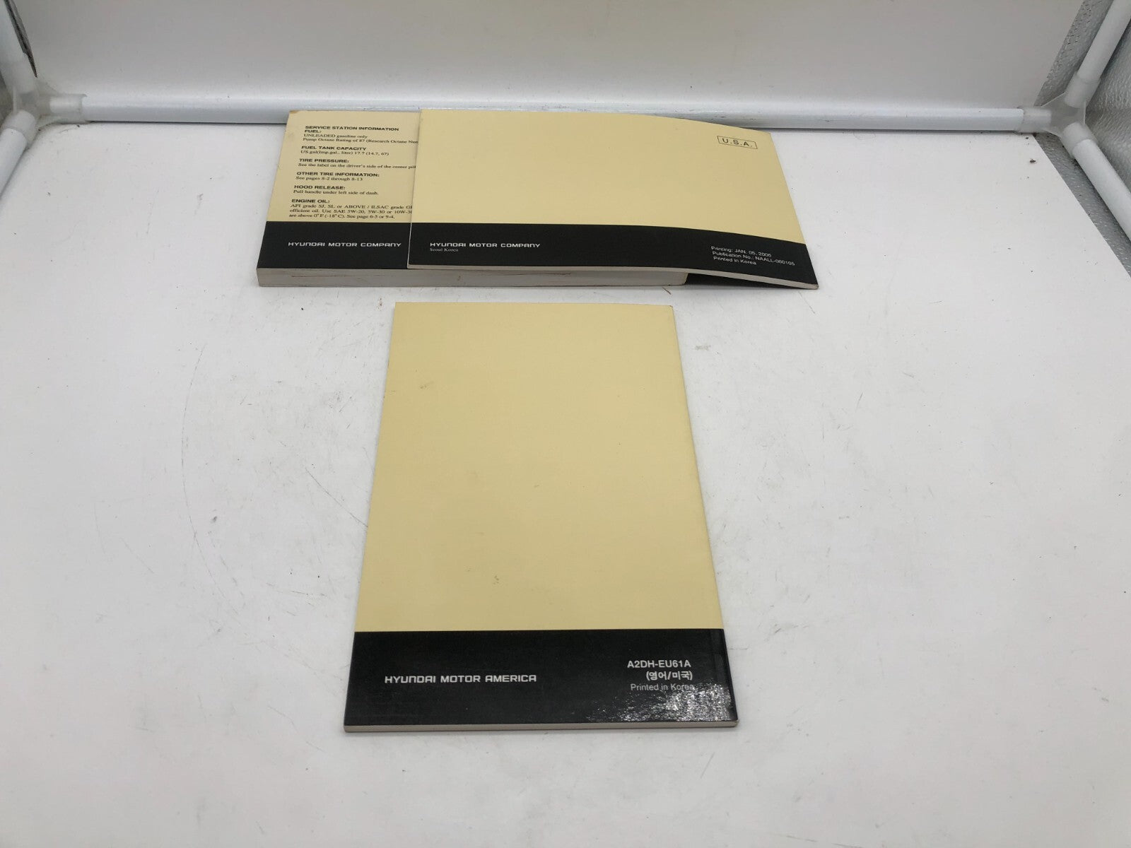 2006 Hyundai Sonata Owners Manual Set OEM A01B38009